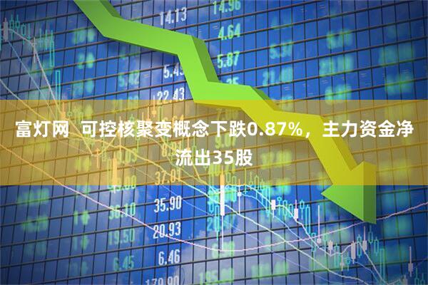 富灯网  可控核聚变概念下跌0.87%，主力资金净流出35股