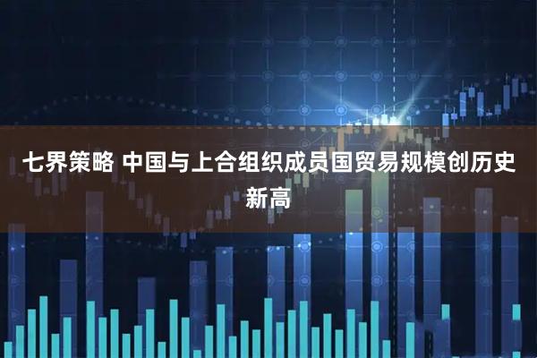 七界策略 中国与上合组织成员国贸易规模创历史新高