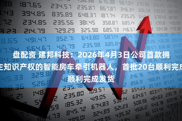 盘配资 建邦科技：2026年4月3日公司首款拥有自主知识产权的智能房车牵引机器人，首批20台顺利完成发货